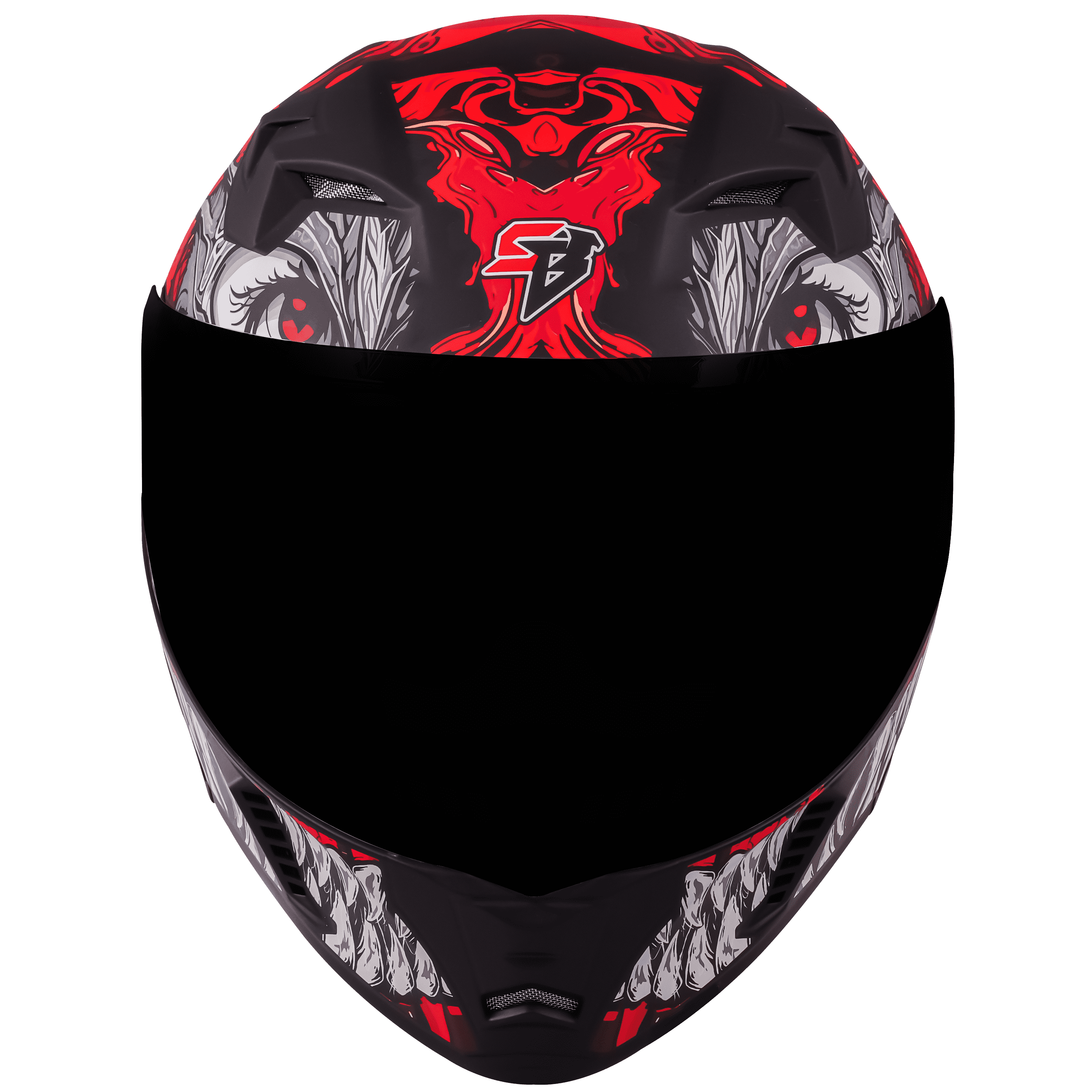 SBA-20 DRACO GLOSSY BLACK WITH RED